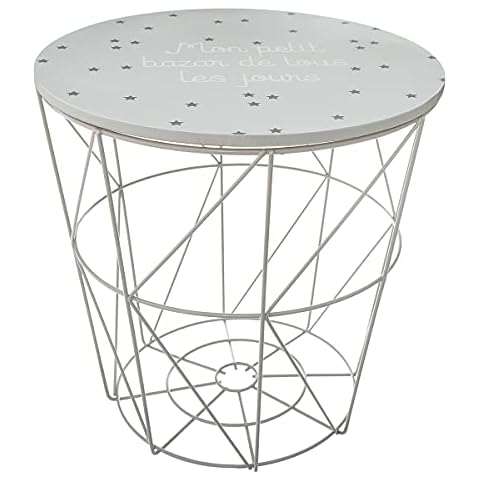 Estantería infantil Atmosphera Kumi de metal y madera gris de 30x30cm Cover
