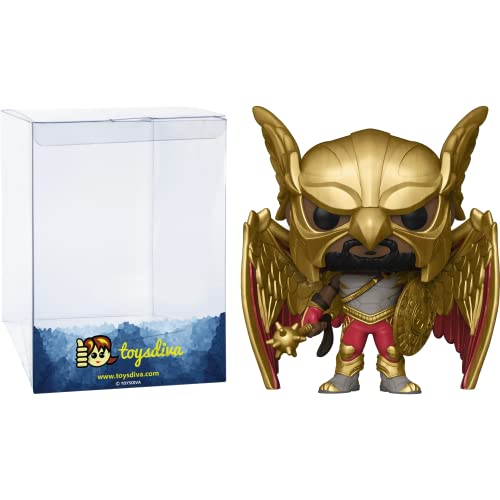 Hawkma N: P O P ! Heroes Vinyl Figurine Bundle With 1 Compatible 'Toysdiva' Graphic Protector (1236-64193 - B)