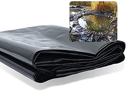PLMOKN Vijverfilm, Heavy Duty Fish Pond Waterdichte voering, versterkte landscaping Garden Pool Reservoir River, 42 maten (Color : Black, Size : 10x10m) - Image 3