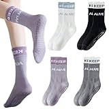 Chaussettes antidérapantes : le dessous de la poignée en silicone améliore la friction entre les chaussettes et le sol, assure une excellente prise en main et améliore la stabilité et l'équilibre. Que ce soit pour le yoga ou le Pilates, les chaussettes à picots vous aident à atteindre des performances maximales pendant l'entraînement.