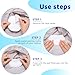 AROIC 130 Pack Armpit Sweat Pads, Large Underarm Pad for Women & Men, Invisible Armpit Sweat Pads for Under Arms, Odor Control, Sweatproof Adhesive Pad for All-Day Comfort No More Sweat Stains