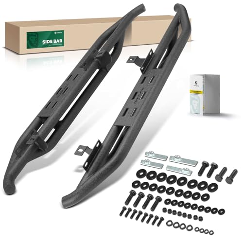 Estribos laterales con pad para Jeep Wrangler JK miniatura 1