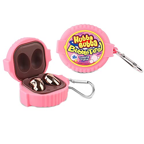 (1 Pack) BGAANM Cartoon Silicone Case Cover with Keychain Designed for Samsung Galaxy Buds2 Pro (2022) /Galaxy Buds 2 (2021) /Galaxy Buds Pro (2021) /Galaxy Buds Live (2020)