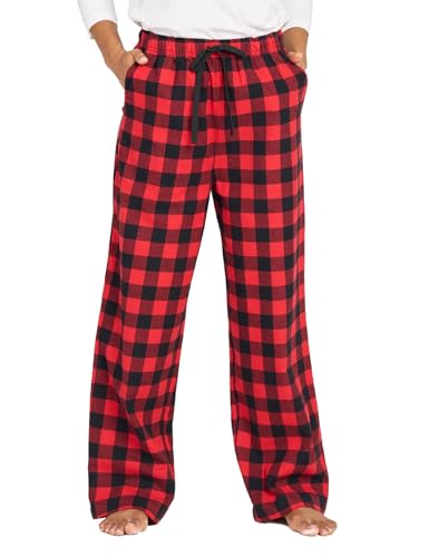 Image of LAPASA Women's Flannel Pajama Pants with Pockets & Drawstring L74