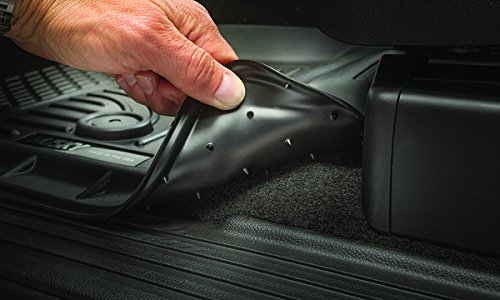 Husky Liners Weatherbeater Series | 2nd Seat Floor Liner (Full Coverage) - Black | 19371 | Fits 2015-2022 Ford F-150, 2017-2022 Ford F-250/F-350 Super Duty Crew Cab w/o Fold Flat Storage 1 Pcs