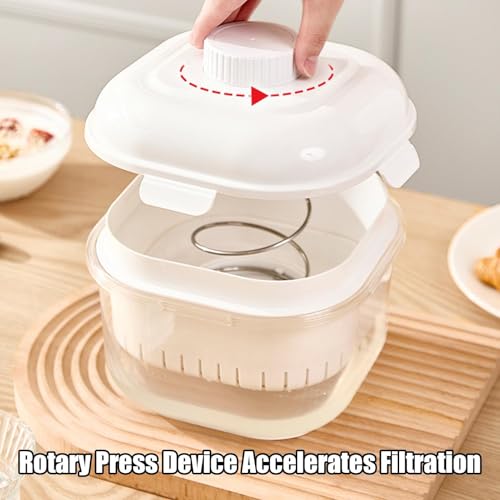Filtre à yaourt compact anti-fuite pour réussir vos fromages sans morceaux
