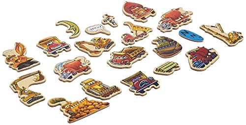 Mudpuppy Goodnight Construction Site Magnets (Box of 20)