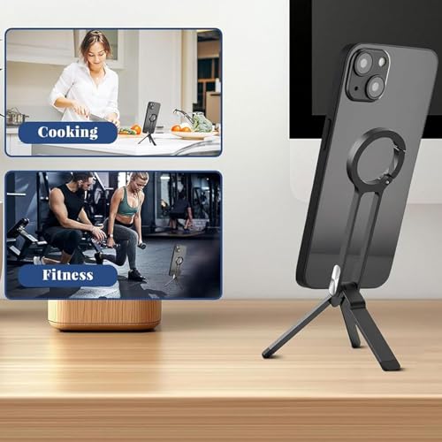 Trípode plegable para teléfonos inteligentes y soporte magnético de escritorio 3