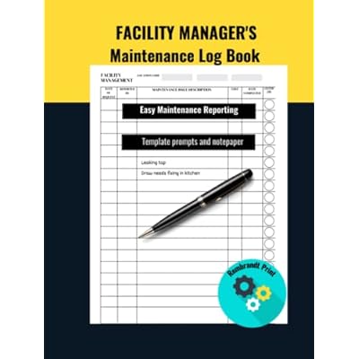 Facility Manager's Maintenance Logbook