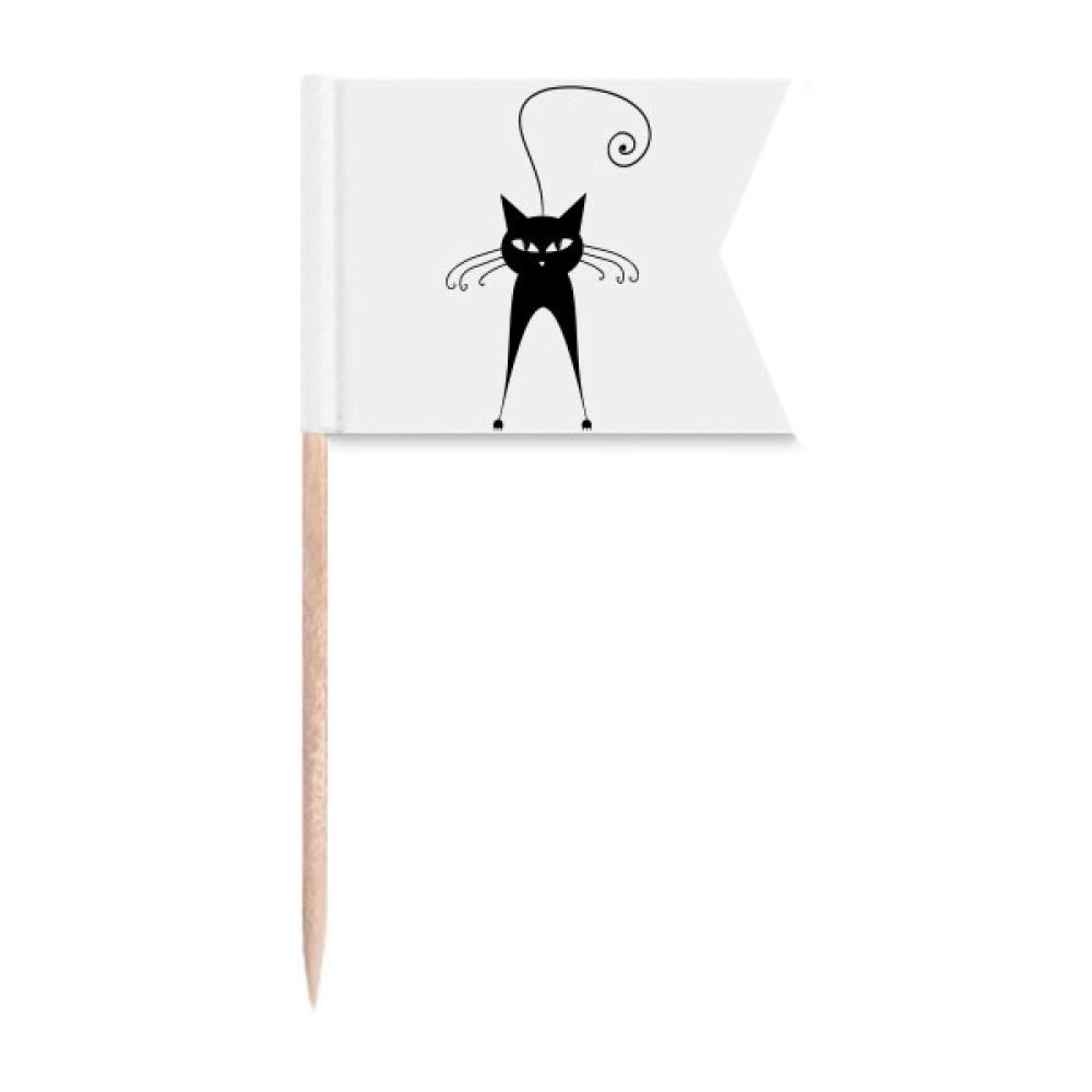 Gâteau de fête chat noir silhouette DIYlab et plaque de fromage