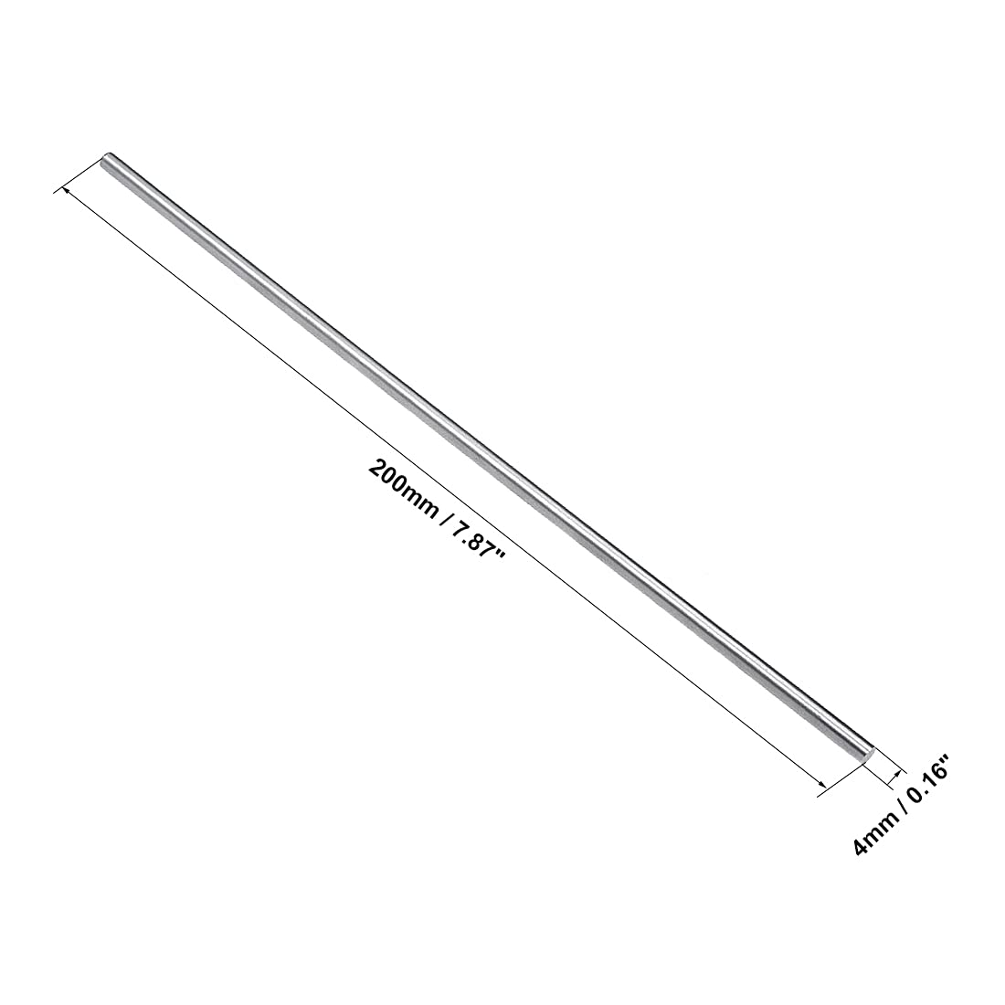 Tige Ronde En Acier Rapide HSS 4,7 Mm X 100 Mm - Barre De Précision Pour Tours, Perceuses Et Bricolage