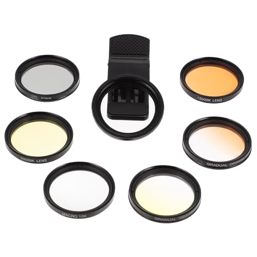 Lentille corail pour téléphone portable et filtre CPL anti-reflet