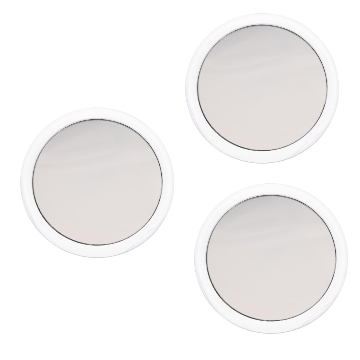FRCOLOR 3stücke Makeup Spiegel Vergrößerung Mit Saugnapf Für Präzises Make-up Und Gesichtspflege Rundes Design Leicht Und Tragbar Hochwertige Spiegeloberfläche Für Klare Ansichten