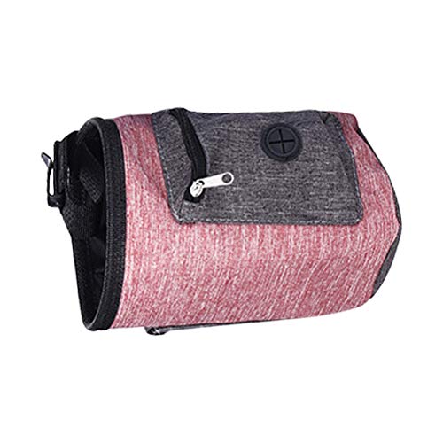Popetpop bolsa portátil para petiscos para cães, bolsa para viagem para lanches e animais de estimaç