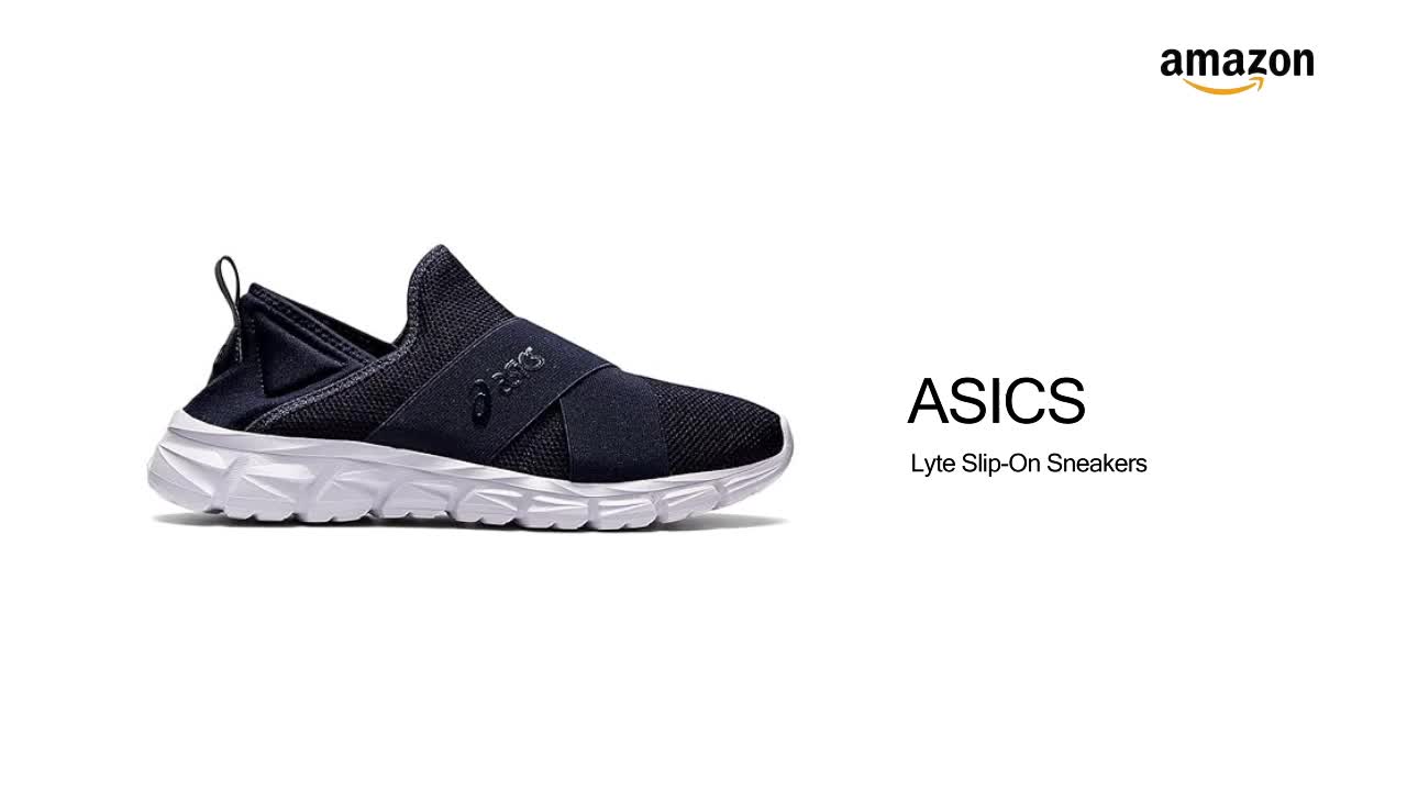 ASICS QUANTUM LYTE SLIP-ON SPORT STYLE SHOES 1203A136 NAVY BLUE MENS SIZE 12 s-l1200.jpg main image 4