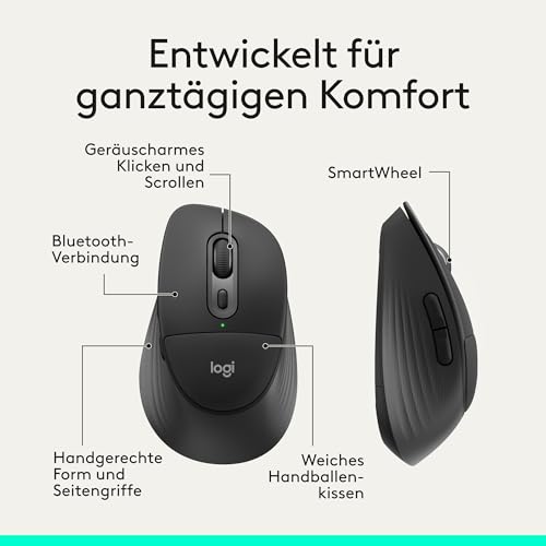 Logitech Signature Comfort Plus M850 L kabellose Maus – Ansicht 4