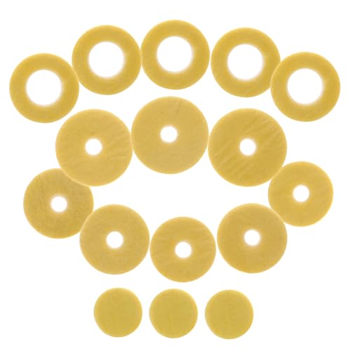 OFFSCH 1 Set Felt Flute Pads Soft Durable Key Hole Accessories for Flute Repair Easy Installation Nonslip Design Comfortable Cushioning for Confident Playing