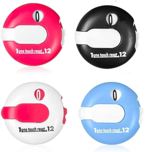 Chairleiro 1.2 Mini Golf Score Counter for Women - Compact Stroke Tracker (12-Shot Capacity) | Glove-Friendly Scoring Keeper