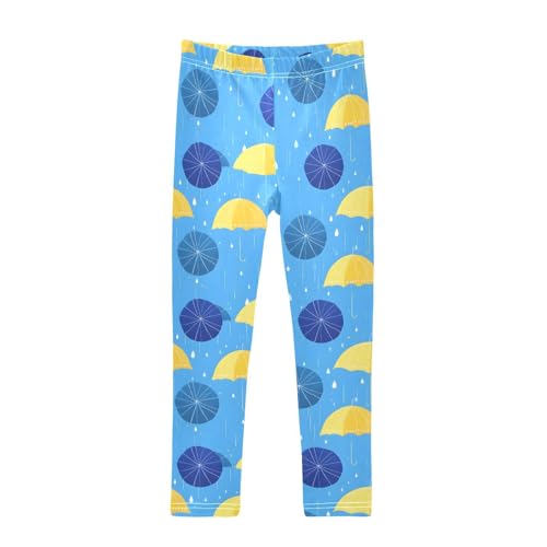 Blue Umbrella Girls Leggings Soft Stretch Workout Yoga Dance Pants for Kids Casual Tights