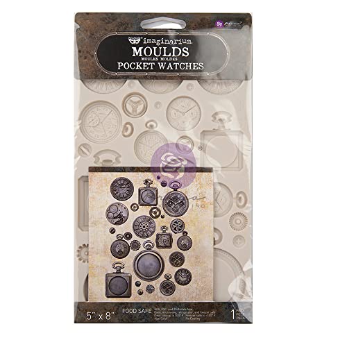 Finnabair Decor Moulds 5"X8"-Pocket Watches, Finnabair Moulds - Pocket Watches - 5"x8"x8mm - Image 2