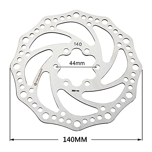 image for Teyssor 140mm 160mm 180mm 203mm Bike Disc Brake Rotor with 6 Bolts Fit