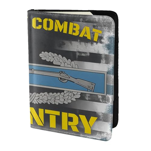 Passport Holder Cover Us Combat Infantry Badgeecological Dermis Case Wallet Passport Book Protector For Women Men Flying Travel Fashion Gift