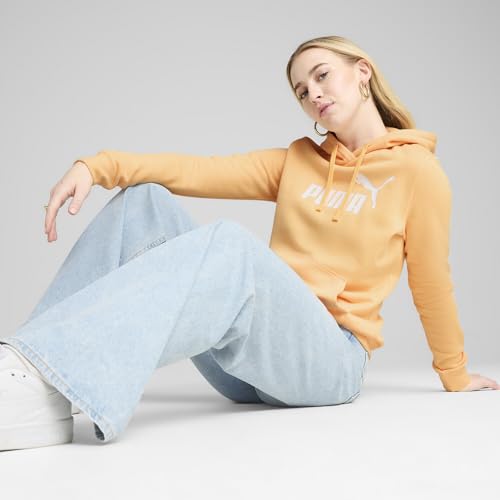 PUMA ESS No. 1 Logo Hoodie FL Sweats à Capuche Mixte Almost Apricot - vue 8