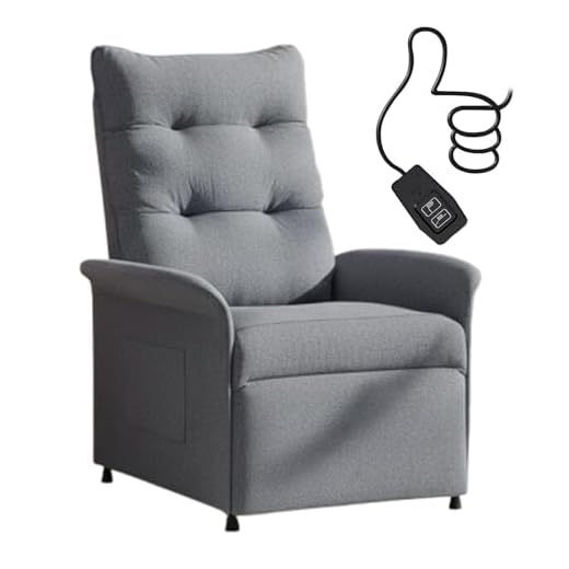 SOSINYA Sillón de Relax Eléctrico, Ajuste eléctrico del Respaldo, soporta hasta 150 kg. Ideal para Leer, Jugar y Descansar. Imprescindible en dormitorios y Salas de Estar