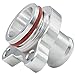 Aluminum Water Hose Fitting Replacement for BMW 1 3 5 6 7 Z4 (Engine N52 N53 N54 and N51 3.0-litre),Replace for 11537541992 11537544638