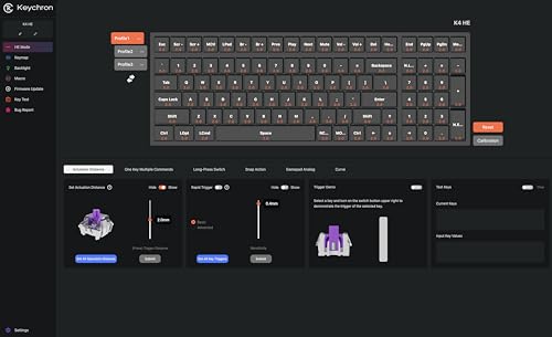 Clavier mécanique personnalisé Keychron K4 HE commutable à chaud programmable QMK - 3