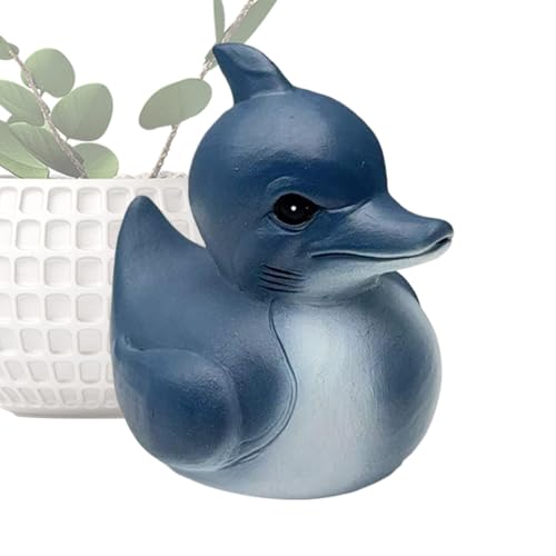 屋外用ダック スタチュー | 動物コレクションフィギュア - マリンレジンアート装飾 シェルフ ウィンドウサッシ キャビネット 居間 寝室 室内用