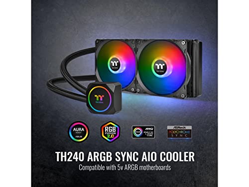 Thermaltake CL W286 PL12SW A système de refroidissement d'ordinateur Processeur Refroidisseur de liquide tout en un 1 pièce Neuf - vue 5