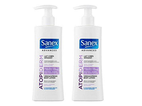 Sanex Crème Corps Advanced Atopiderm apaise la peau irritée et sèche lot de 2