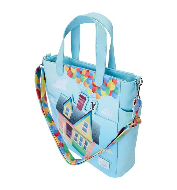 Loungefly Pixar Up 15th Anniversary Balloon House Convertible Backpack and Tote miniatura 4