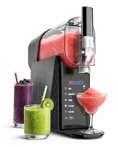 Image of 85oz Slushy Maker Machine for Home, Slushie Machines No Ice Needed Countertop with 5 Presets, Auto-Clean, Frozen Margaritas, Cocktails, Frappes, Smoothies, Milkshakes Summer Parties Gifts