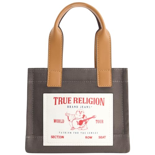 Image of True Religion Tote Bag, Women's Mini Travel Shoulder Bag with Adjustable Strap