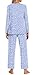 Findsweet Women's Pajama Set 2 Piece Lounge Outfits Soft Sleepwear Fall Long Sleeve Long Pant With Pockets Ladies Pjs XL, Speckled Blue