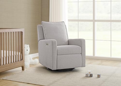 Image of babyGap Harlowe Power Recliner with USB-A & Charging Port by Delta Children - Greenguard Gold Certified - Stain-Resistant Performance Fabric is Oeko-TEX Standard 100 Certified, Ash