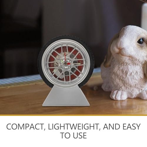Reloj de mesa para dormitorio moderno con diseño de neumático 8