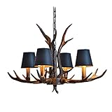 Einzigartiger Stil und lebensecht: Jedes Geweih wurde von Hand gebeizt und antikisiert. Mit dem ausgezeichneten Harzlampenkörper und dem natürlichen hochfesten Harzmaterial werden unsere Hirschkronleuchter robust und langlebig, schön und großzügig;