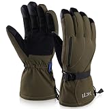 MCTi Waterproof Mens Ski Gloves Winter Warm 3M Thinsulate Snowboard Snowmobile Cold Weather Gloves