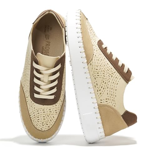 Project Cloud Shoes for Women with Leather Insole - Platform Sneakers for Women & Womens Loafers with Memory Foam, Flexible Womens Shoes Machine Wash & Sockless Wear (Azalea)