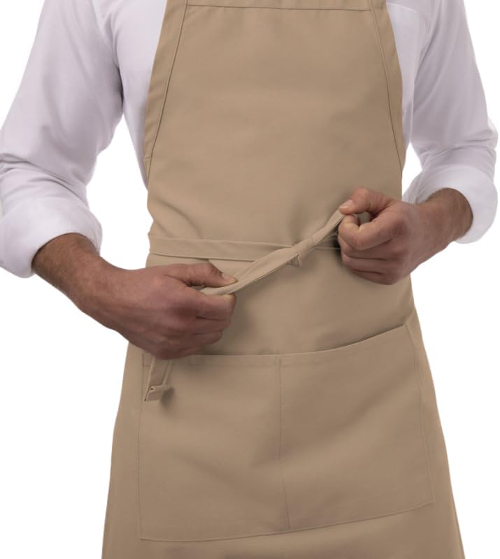 [Chef Works] エプロン。 Butcher Apron カーキ One Size