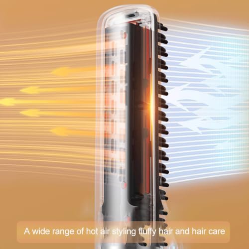 Cordless Hair Straightener Brush, 2-in-1 Flat Iron & Comb, Ceramic Anti-Scald, 5 Temp Settings (140-210℃), NTC Smart Control, Type-C Rechargeable, 60-Min Battery, Travel-Friendly for All Hair - Image 8