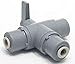 SMC PVC Push Ball Valve, Flag, 1/4" Pipe Size - 6901190