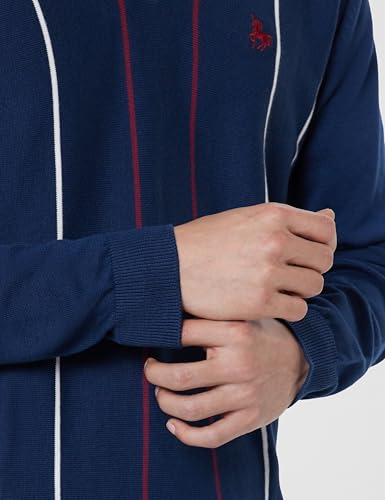 Image of Van Heusen Men's Luxury Sports Regular Fit Full Sleeve Crew Neck Sweater | Sophisticated Flair | Super Premium Fabric