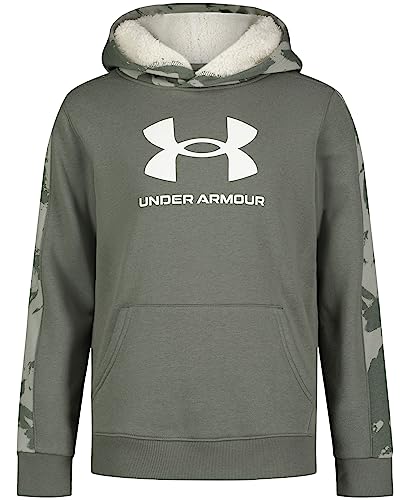 Image of Under Armour Boys' Pullover Hoodie Sweatshirt, Soft & Comfortable Fleece, Outdoor Collection