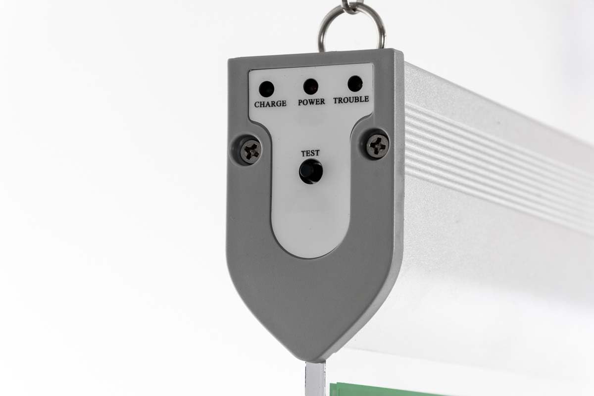Iluminación de Emergencia C200RL I Señal LED de Emergencia I Señal de Evacuacíon Direccional para Montar en el Techo I Color:, Color:Verde Claro