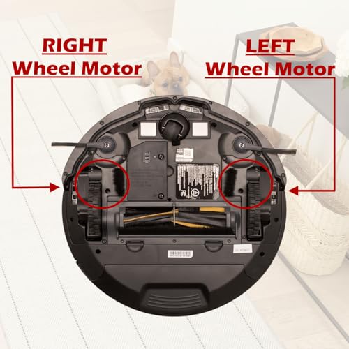 Goodsby Replacement Left Wheel & Motor Assembly for Shark IQ Robot RV911 RV912 RV9123S1US RV913 RV990 RV1101ARUS RV1100VRUS Vacuum Cleaner by Goodsby - Image 5