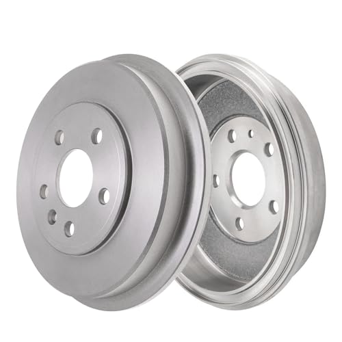 Image of Detroit Axle - 2 Rear Brake Drums for 2012-2019 Chevrolet Sonic 2013-2022 Trax, 2014 2015 2016 2017 2018 Brake Drums Set Replacement